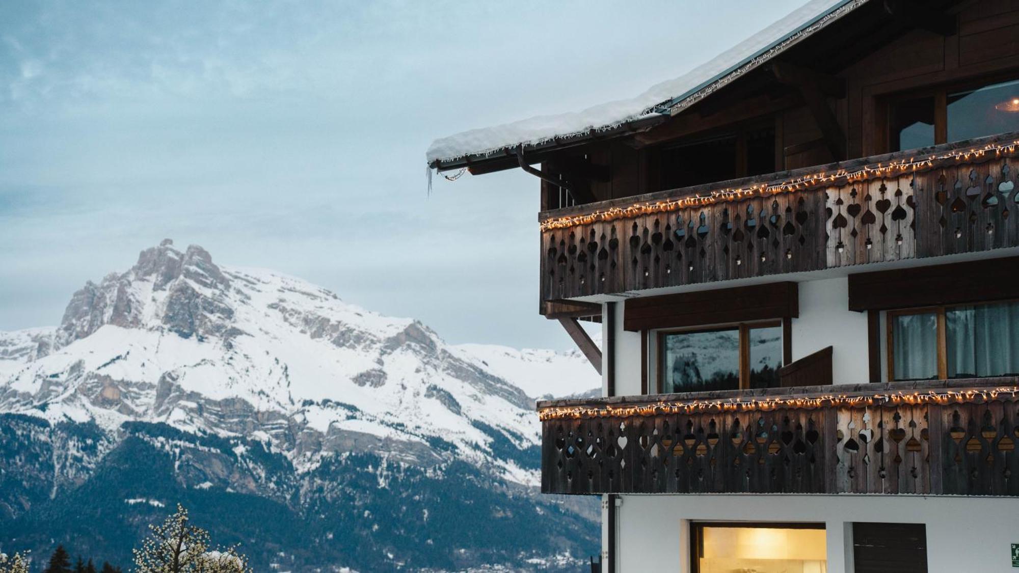 Chalet Alpen Valley, Mont-Blanc Combloux Eksteriør bilde